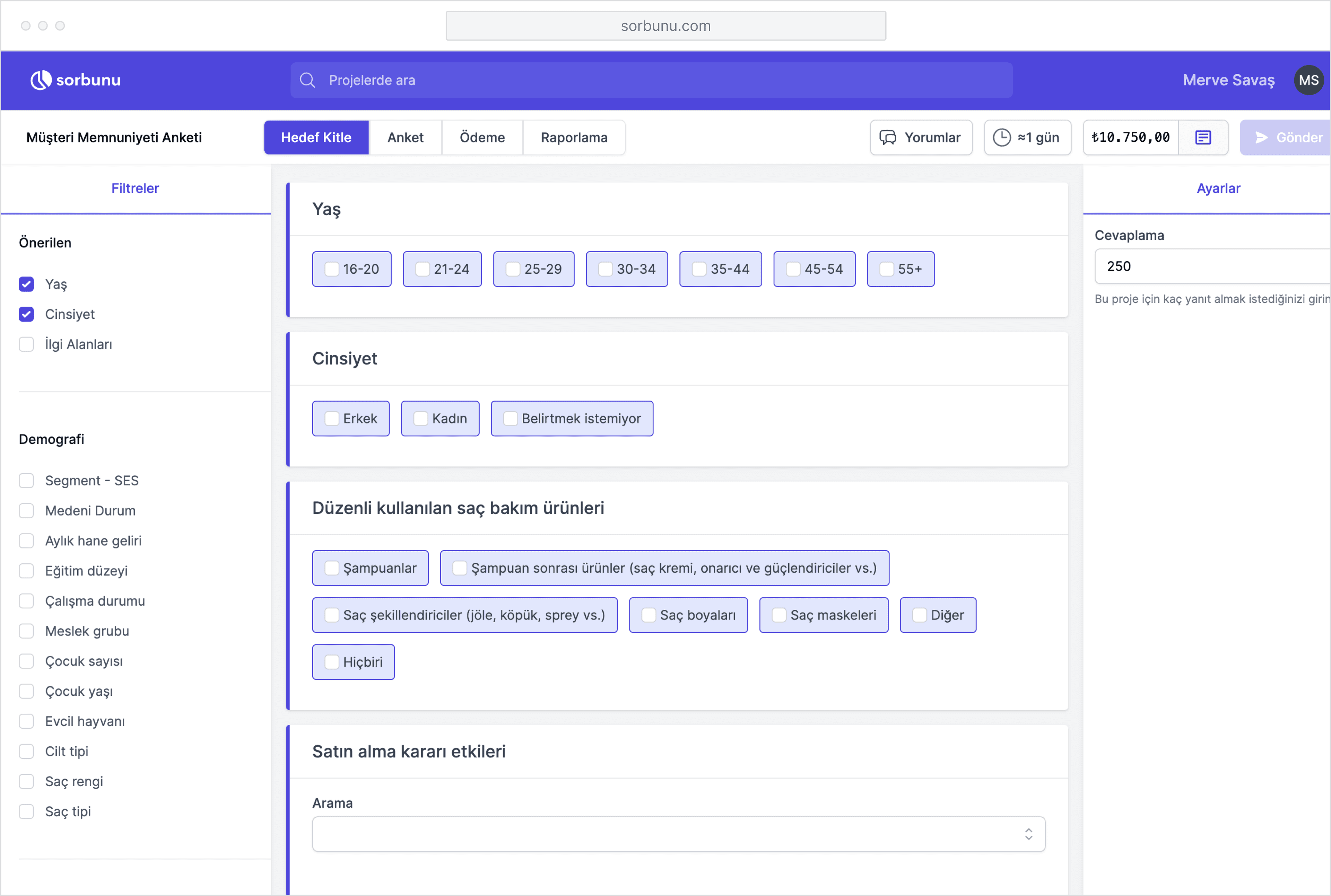Doğru hedef kitleye erişim